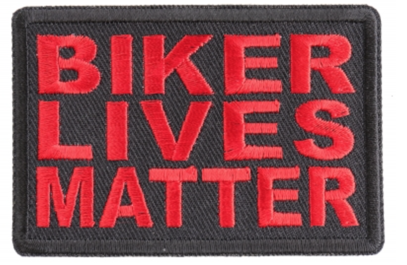 Biker Lives Matter Red Patch